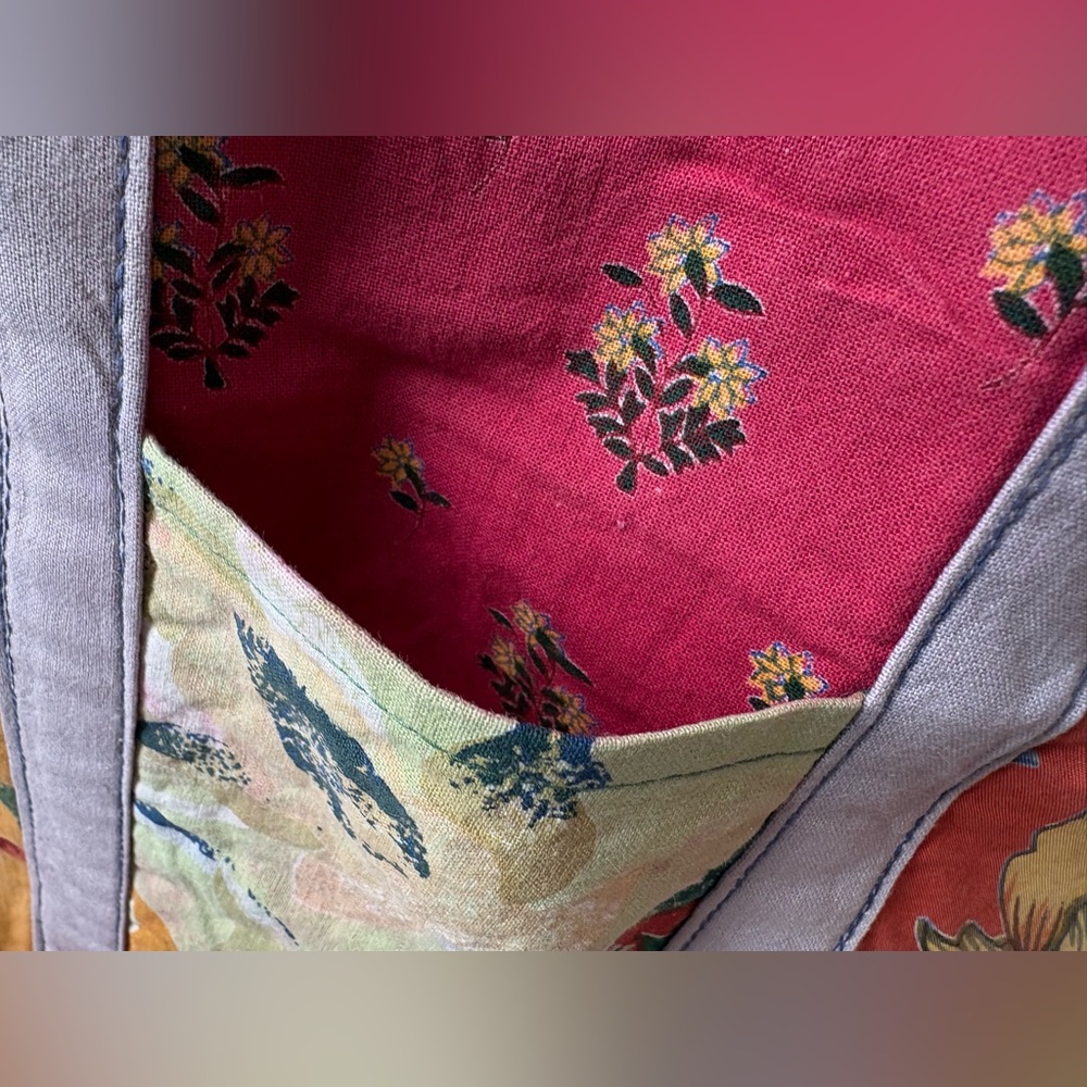 Cottagecore/Boho Patchwork Tote Bag - image 5